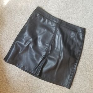 LOFT Leather Skirt